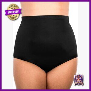 Plus Size High Waist Swim Bottom Tummy Control UPF 30